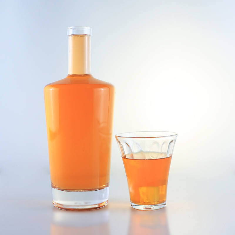 vente chaude fabrication bouteille en verre pour liqueur en stock 500ml 700ml 750ml