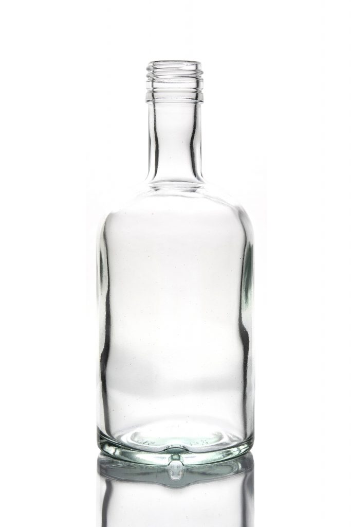 glass liquor bottle